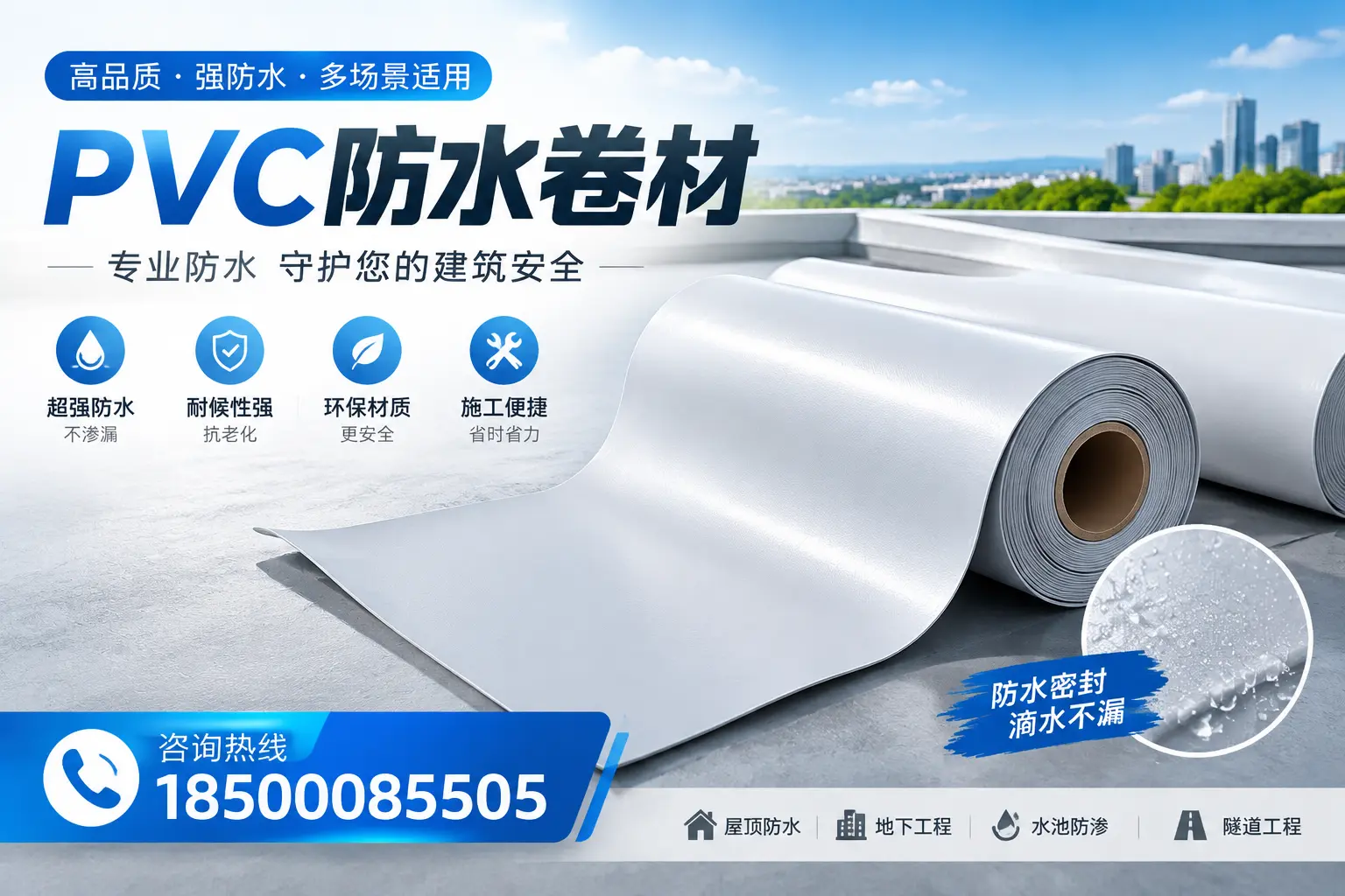 PVC防水卷材的市场竞争分析，三亚品牌选择参考